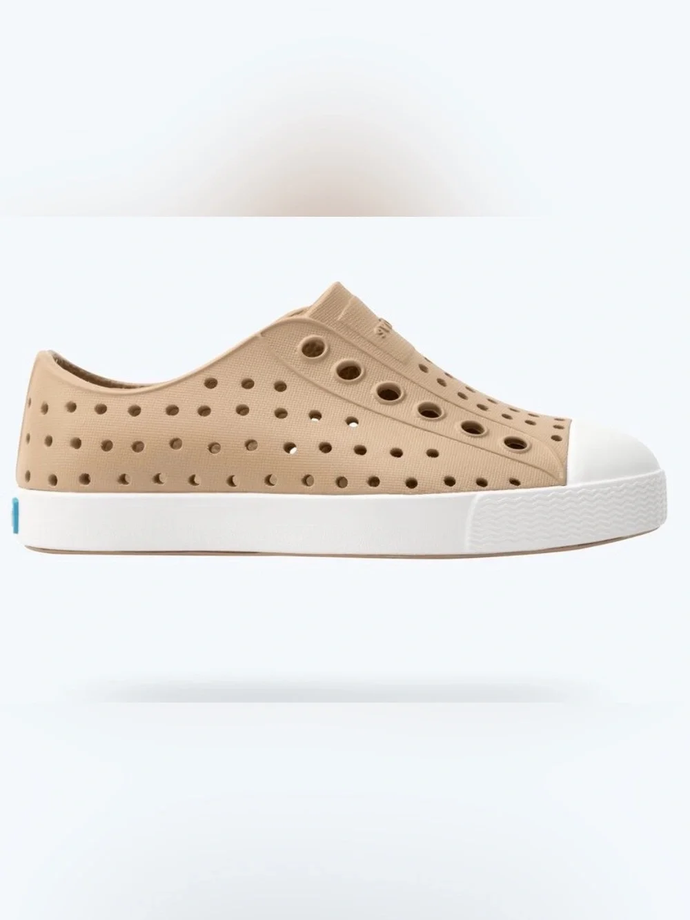 Natives Jefferson Sugarlite™ Child Flax Tan/Shell White Size 11